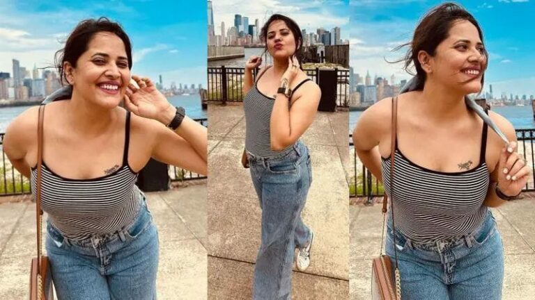 Anasuya Bharadwaj : కాలిఫోర్నియా వీధులలో తిరుగుతూ స్టన్నింగ్ పోజులతో రెచ్చగొడుతున్న హాట్ బ్యూటీ..