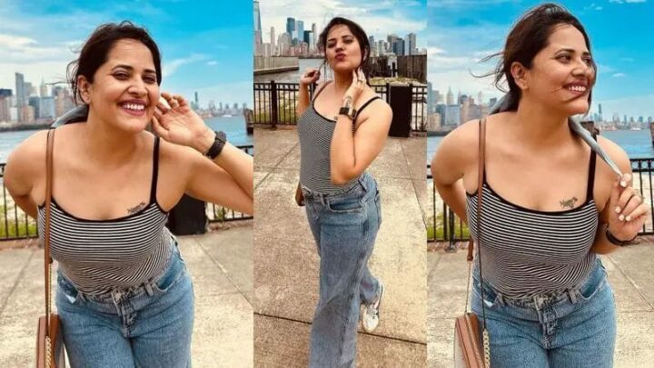 Anasuya Bharadwaj : కాలిఫోర్నియా వీధులలో తిరుగుతూ స్టన్నింగ్ పోజులతో రెచ్చగొడుతున్న హాట్ బ్యూటీ..