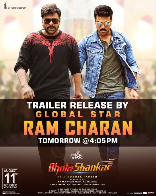 Chiranjeevi Ram Charan Bhola Shanakar Trailer