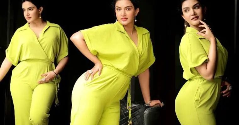 Honey Rose: గ్రీన్ డ్రెస్సులో మైండ్ బ్లోయింగ్ స్ట్రక్చర్ తో హనీ రోజ్..