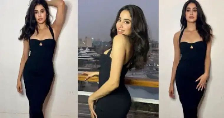 Janvi Kapoor : బ్లాక్‌ డ్రెస్‌లో హాట్ పోజులతో రెచ్చగొడుతున్న జాన్వీ.. కుర్ర గుండెలు గళ్లంతే..