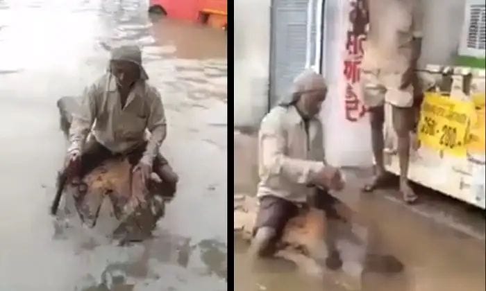 Man In Floods