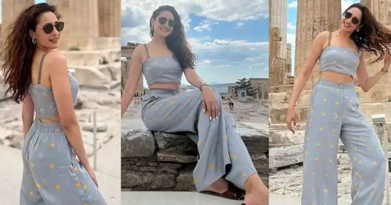 Pragya Jaiswal: స్లీవ్ లెస్ టాప్ లో ప్రగ్యా కిల్లింగ్ పోజులు..విదేశాల్లో రచ్చ చేస్తున్న అమ్మడు..