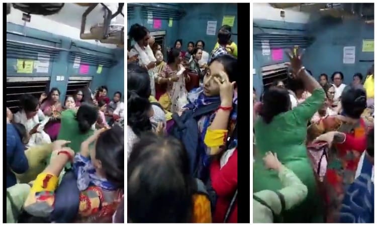 Womens Fight In Train