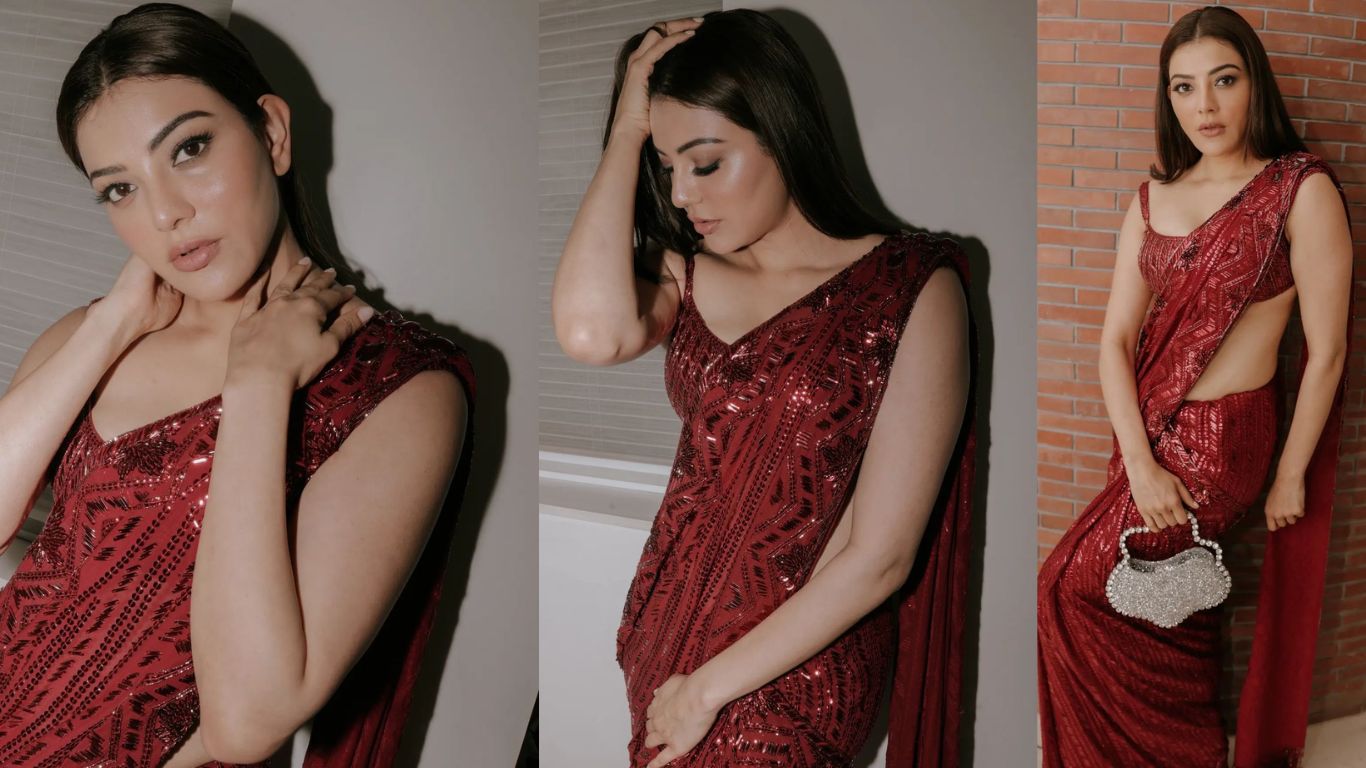 Kajal Aggarwal Pics: శారీలో చందమామ.. కాజల్ అగర్వాల్ లేటెస్ట్ పిక్స్ వైరల్!