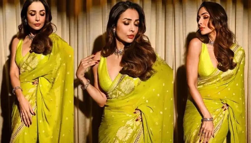 Malaika Arora : గ్రీన్ శారీలో మెరిసిపోతున్న బాలీవుడ్ నటి.. ఆ చూపులకే కుర్రాళ్లు ఫిదా..