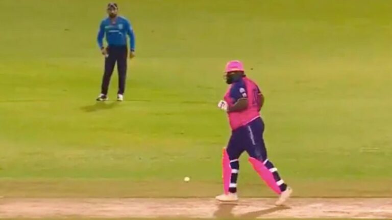 Rahkeem Cornwall Run-Out: విండీస్‌ బాహుబలి కామెడీ రనౌట్.. వీడియో చూస్తే అయ్యో పాపం అనకుండా ఉండలేరు!