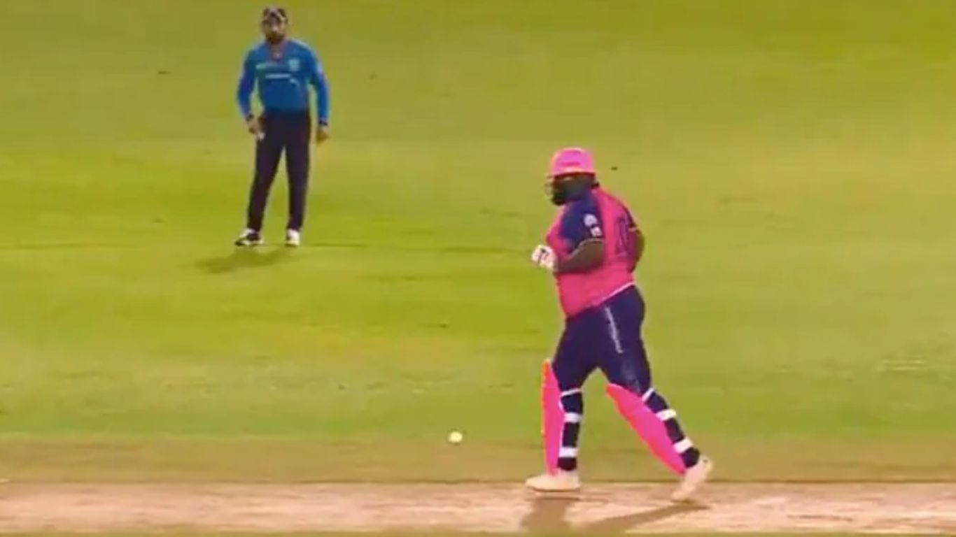 Rahkeem Cornwall Run-Out: విండీస్‌ బాహుబలి కామెడీ రనౌట్.. వీడియో చూస్తే అయ్యో పాపం అనకుండా ఉండలేరు!