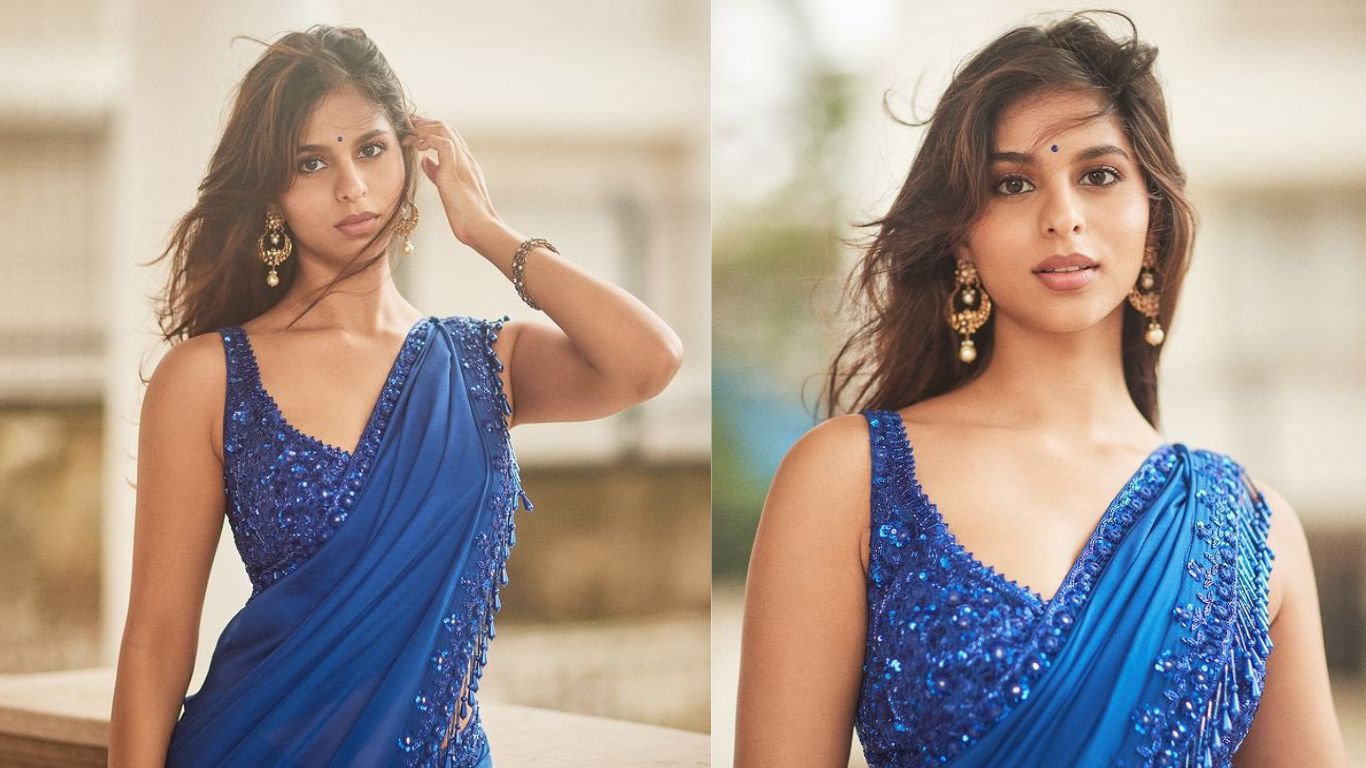 Suhana Khan Pics: శారీలో మెరిసిన సుహానా ఖాన్.. షాక్ అవుతున్న ఫాన్స్!