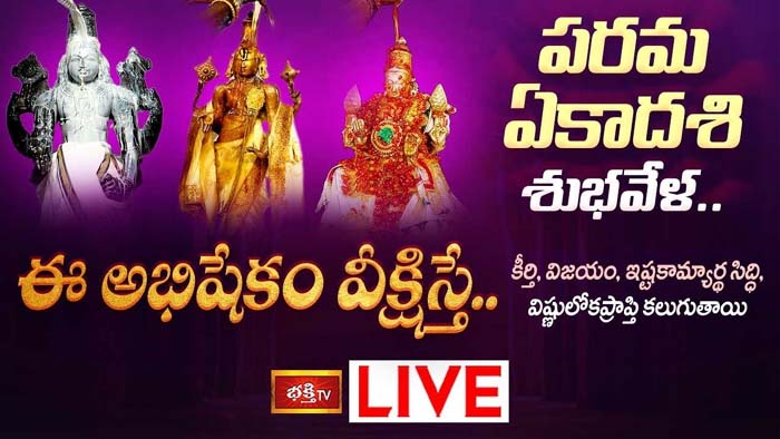 Parama Ekadashi: పరమ ఏకాదశి వేళ ఈ అభిషేకం వీక్షిస్తే విష్ణులోకప్రాప్తి కలుగుతాయి
