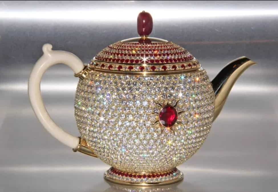 costly tea pot