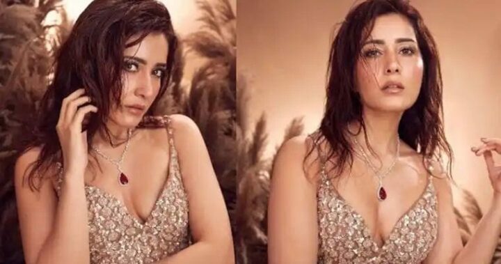 Raashi Khanna : హాట్ క్లీవేజ్ షో తో రెచ్చిపోయిన రాశీ ఖన్నా..