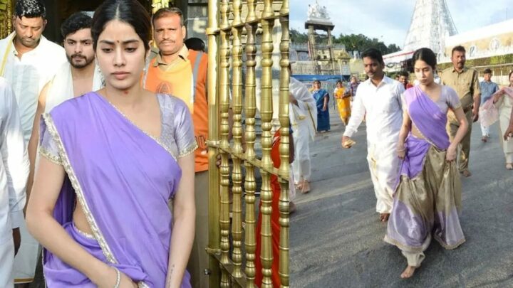 Janhvi Kapoor : తిరుమల శ్రీవారిని దర్శించుకున్న జాన్వీ కపూర్..