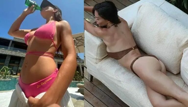 Amy Jackson : బీర్ తాగుతూ.. బికినీలో తడి అందాలతో రెచ్చగొడుతున్న హాట్ బ్యూటీ..