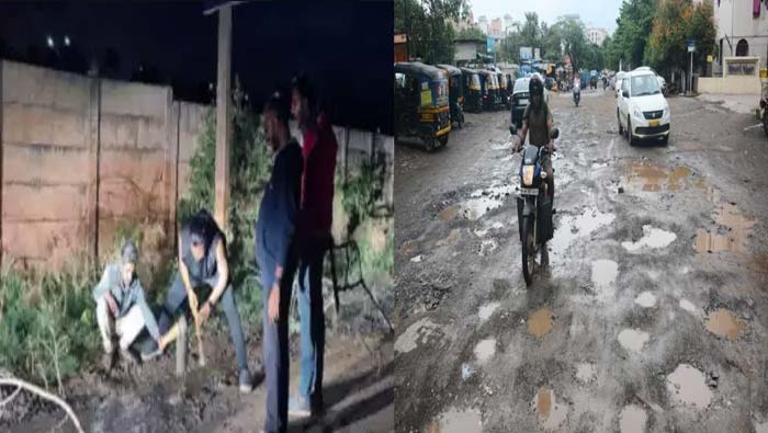 Bengaluru: బ్యాంక్ లోన్ తీసుకుని రోడ్ల గుంతలు పూడ్చుతున్న ఐటీ ఉద్యోగి.. కారణమేంటంటే..?