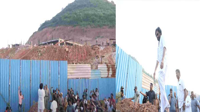 Pawan Kalyan: రుషికొండలో టెన్షన్ టెన్షన్.. కాసేపట్లో విజిట్⁬కు పవన్