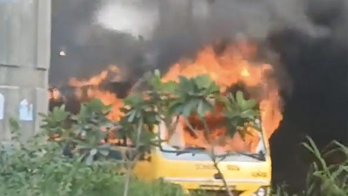 Ghaziabad: స్కూల్ బస్సులో మంటలు.. పిల్లలు సురక్షితం