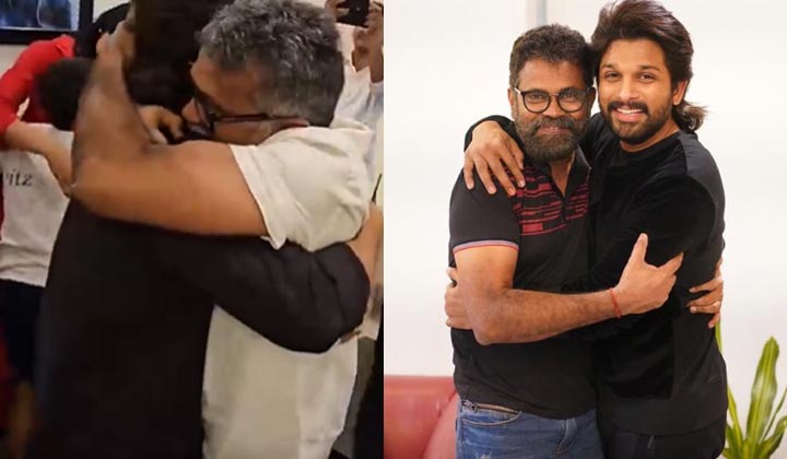 Allu Arjun: నేషనల్ అవార్డ్ ప్రకటన.. సుకుమార్ ను పట్టుకొని ఏడ్చేసిన అల్లు అర్జున్