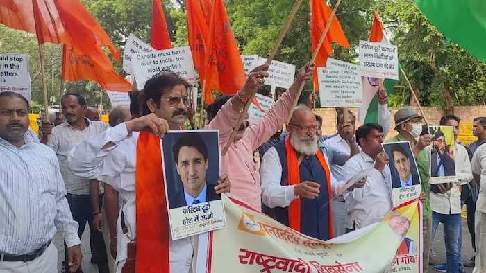 India-Canada: “కెనడాలోనే ఖలిస్తాన్ ఏర్పాటు చేయండి”.. ట్రూడోకు వ్యతిరేకంగా ఆందోళన