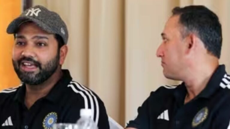 World Cup 2023: అగార్కర్‌ పేరు ప్రకటించగానే.. సంతోషపడిన రోహిత్ శర్మ! వీడియో వైరల్