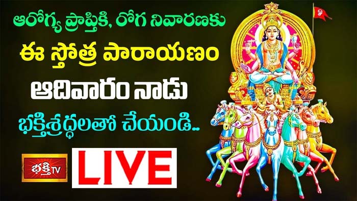 Surya Stotram: రోగ నివారణకు ఈ స్తోత్ర పారాయణం భక్తిశ్రద్ధలతో చేయండి