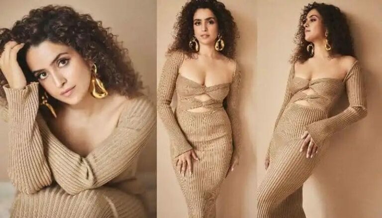 Sanya Malhotra : క్లివేజ్ అందాలతో రెచ్చగొడుతున్న బాలీవుడ్ బ్యూటీ..