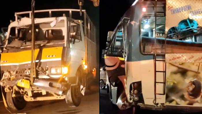 Road Accident: రోడ్ డివైడర్ పైకి దూసుకెళ్లిన మినీ బస్సు .. 7 మహిళలు మృతి