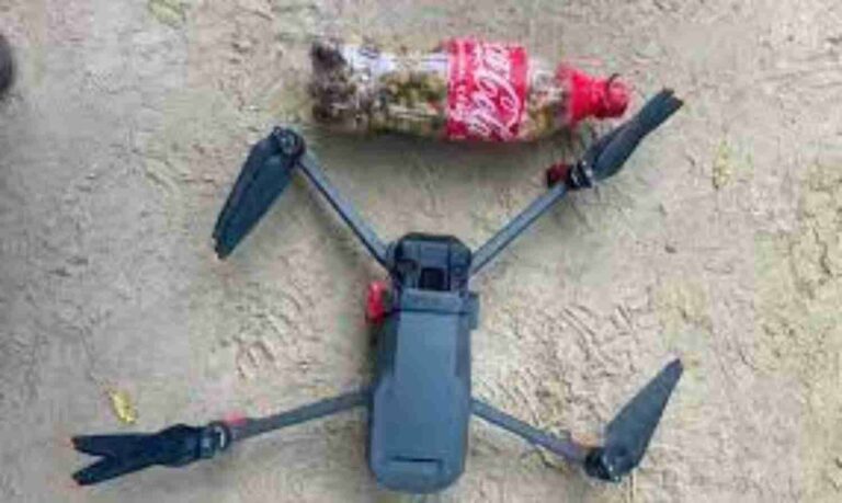 Punjab : డ్రోన్ కు హెరాయిన్ నింపిన కోక్ బాటిల్ స్వాధీనం చేసుకున్న సైనికులు..