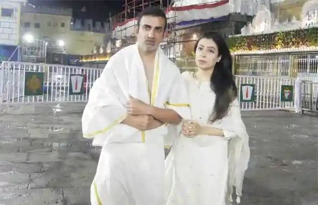 Gautam Gambhir: తిరుమల శ్రీవారిని దర్శించుకున్న గంభీర్ దంపతులు..