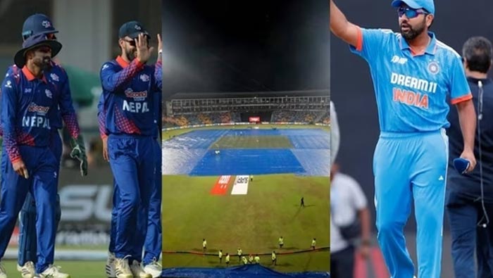 Asia Cup 2023: ఇండియా వర్సెస్ నేపాల్ మ్యాచ్ ను కూడా వదలని వరుణుడు