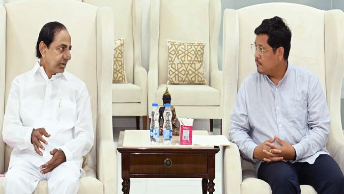 CM KCR: సీఎం కేసీఆర్‌తో మేఘాల‌య ముఖ్యమంత్రి సంగ్మా సమావేశం