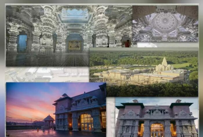 Largest Hindu Temple : అమెరికాలోని అతి పెద్ద హిందూ దేవాలయం.. ప్రత్యేకతలు ఏంటో తెలుసా?