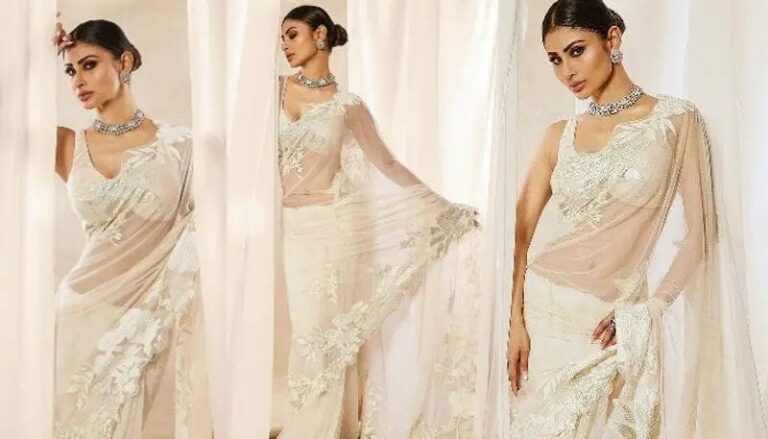 Mouni Roy :పలుచని చీరలో నాజూకు నడుముతో మతిపోగొడుతున్న హాట్ బ్యూటీ..