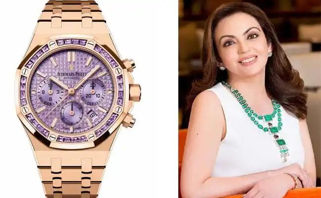 Nita Ambani: వామ్మో.. నీతా అంబానీ స్పెషల్‌ డైమండ్‌ వాచ్ అన్ని కోట్లా?