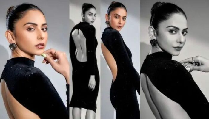 Rakul Preet Singh: బ్యాక్ అందాలతో మైండ్ బ్లాక్ చేస్తున్న రకుల్..