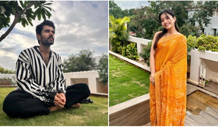 Rashmika At Vijay Deverakonda House