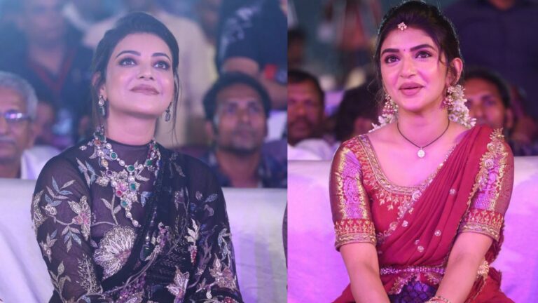 Bhagavanth Kesari: హనుమకొండలో బతుకమ్మ ఆడిన కాజల్‌ అగర్వాల్, శ్రీలీల.. వీడియో వైరల్‌!