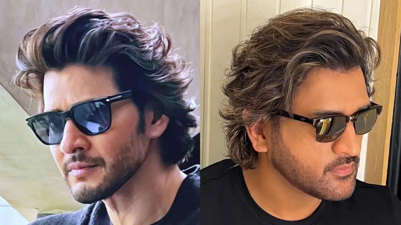 MS Dhoni New Look: ఎంఎస్ ధోనీ ‘వింటేజ్’ లుక్.. మహేష్ బాబునే డామినేట్ చేశాడుగా!