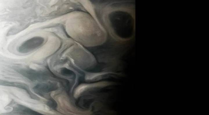 NASA: బృహస్పతి భయంకరమైన ముఖాన్ని కెమెరాలో బంధించిన నాసా