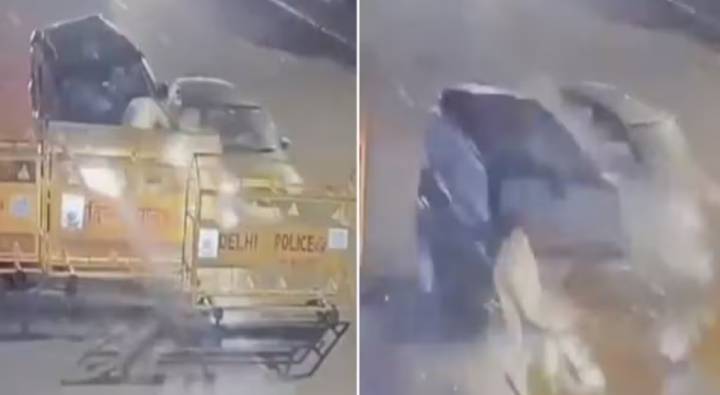 Delhi Police: తనిఖీలు నిర్వహిస్తున్న కానిస్టేబుల్ ను గుద్దుకుంటూ వెళ్లిన కారు