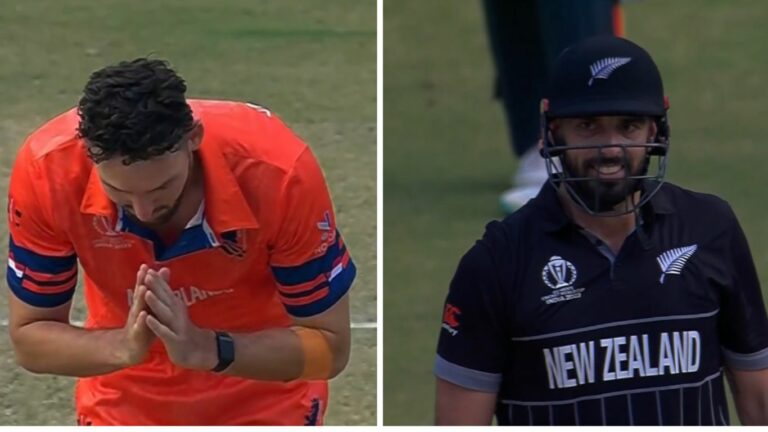 World Cup 2023: నన్ను కొట్టనందుకు చాలా థాంక్స్.. బ్యాటర్‌కు చేతులు జోడించి నమస్కరించిన బౌలర్! వీడియో వైరల్