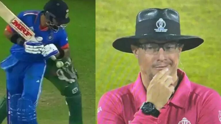 Umpire Richard Kettleborough: వైడ్ ఇవ్వని అంపైర్ రిచర్డ్ కెటిల్‌బరో.. కోహ్లీ, కుల్దీప్ రియాక్షన్ వీడియో వైరల్!