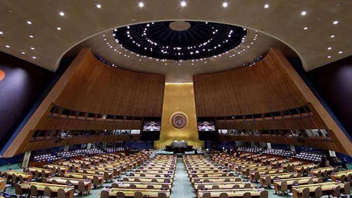 United Nations: హమాస్, ఇజ్రాయిల్ వివాదంపై  ఐక్యరాజ్యసమితి తీర్మాన సభ..  గైర్హాజరైన భారత్