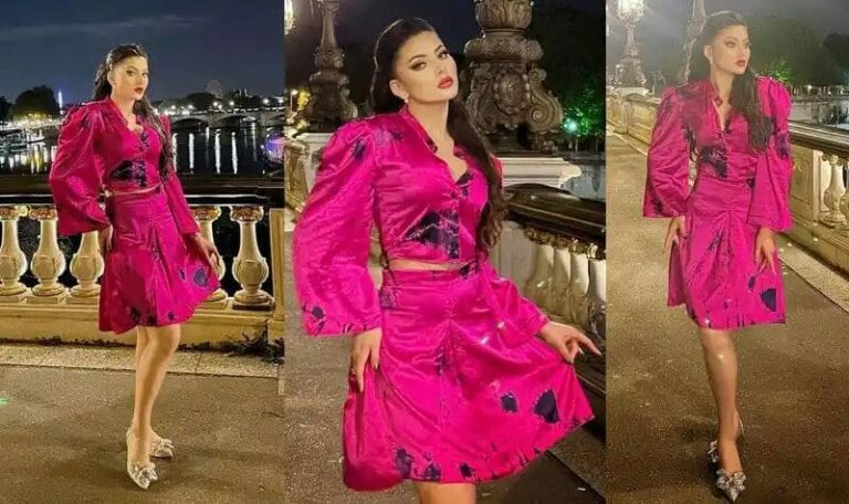 Urvashi Rautela : పింక్ ఫ్రాక్ లో మెరిసిపోతున్న గ్లామర్ బ్యూటీ..