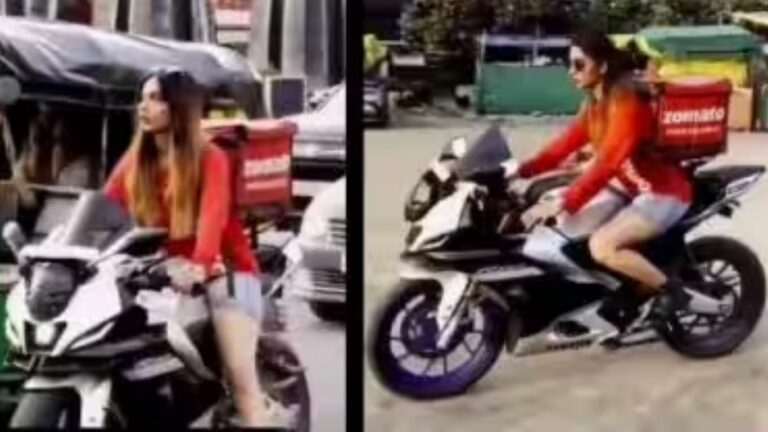Zomato Delivery Girl: జొమాటో డెలివరీ ఎగ్జిక్యూటివ్‌గా హాట్ లేడీ.. వీడియో వైరల్!