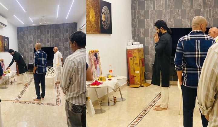 Allu Arjun: పార్టీని పక్కకు పెట్టి.. దిల్ రాజు ఇంటికి వెళ్లిన బన్నీ