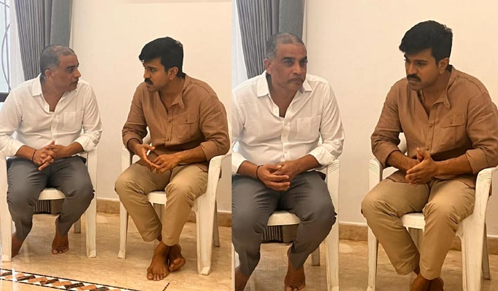 Dil Raju: తండ్రి పోయిన బాధలో దిల్ రాజు.. ఓదార్చిన రామ్ చరణ్