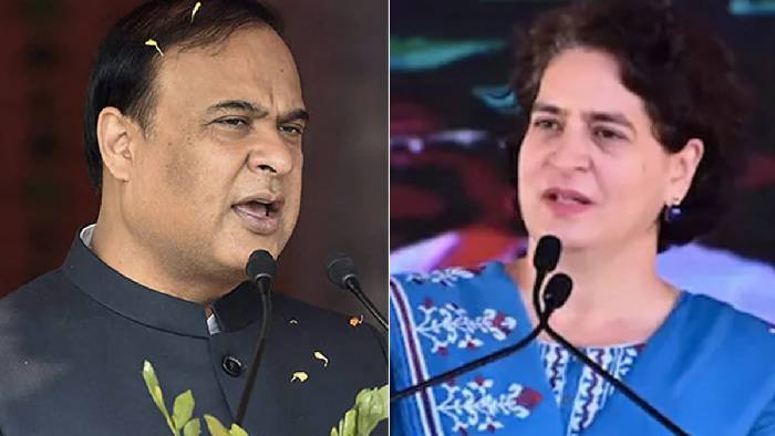 Himanta Biswa Sarma, Priyanka Gandhi