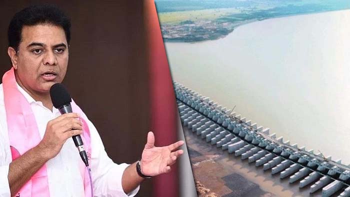 Medigadda Barrage: మేడిగడ్డ లక్ష్మీ బ్యారేజ్ ఇష్యూ.. కేటీఆర్‌ ఏమన్నారంటే..!