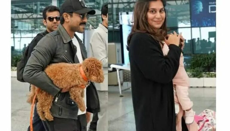 Ram Charan- Upasana : కూతురు క్లింకార తో రామ్ చరణ్, ఉపాసన ఫస్ట్ ఫారెన్ టూర్.. ఫోటోలు వైరల్..